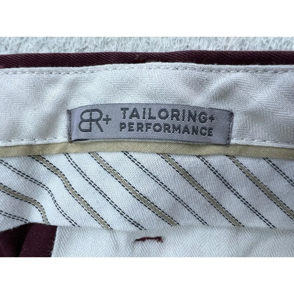 Banana Republic Pants Mens 36x30 Red Tapered Rapid Movement Chino Stretch Casual